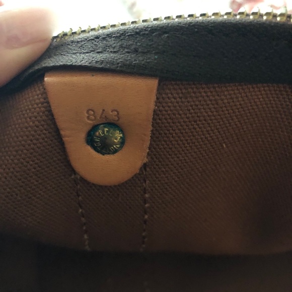 Louis Vuitton travel satchel. Authentic - Picture 7 of 8